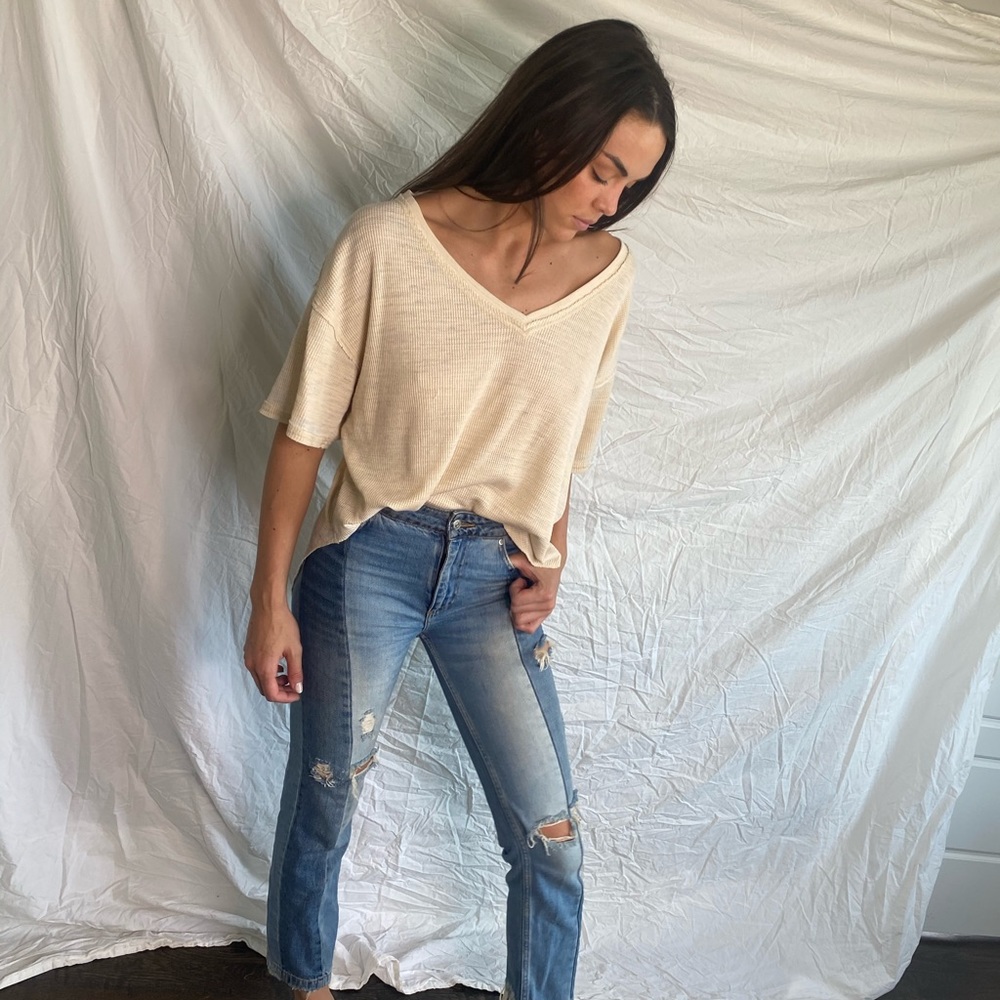 Short sleeve baggy Free People shirt